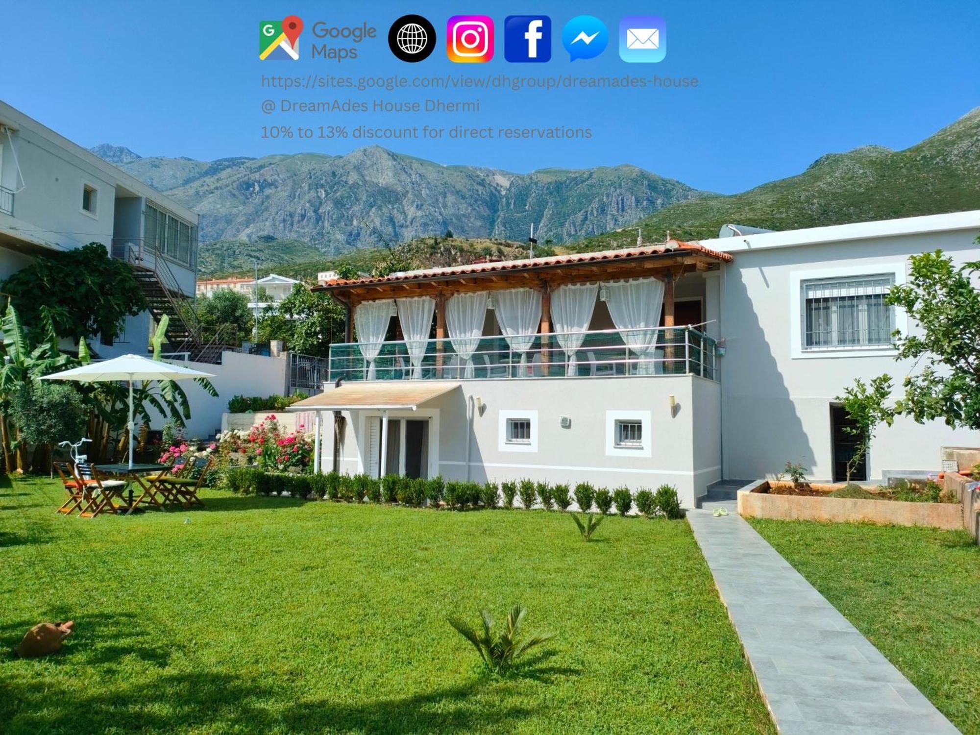 Dreamades House Hotell Dhërmi Eksteriør bilde